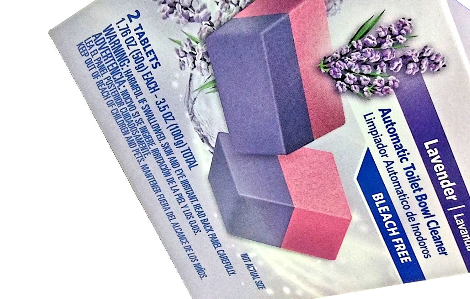 2x Clorox Fraganzia Automatic Toilet Bowl Cleaner LAVENDER Scent-LASTS 220 Flush