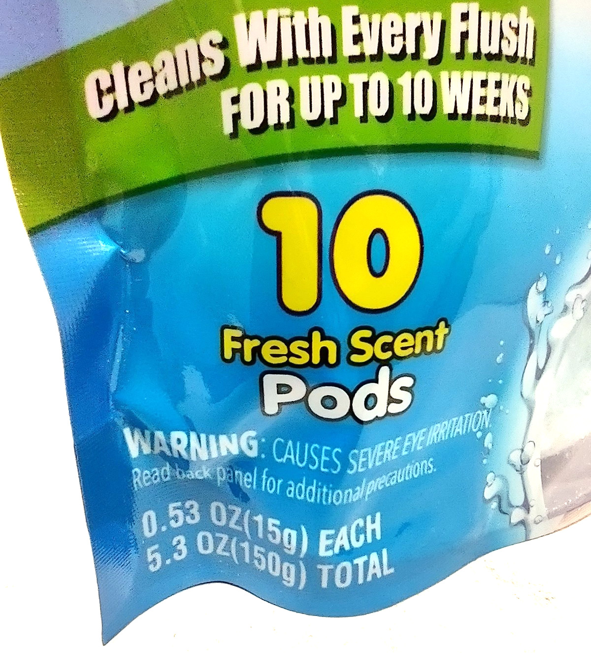 ( Lot 4 Bags ) KABOOM Fresh Scent Toilet Bowl Pods 10-Count/Bag – Total 40 Pods