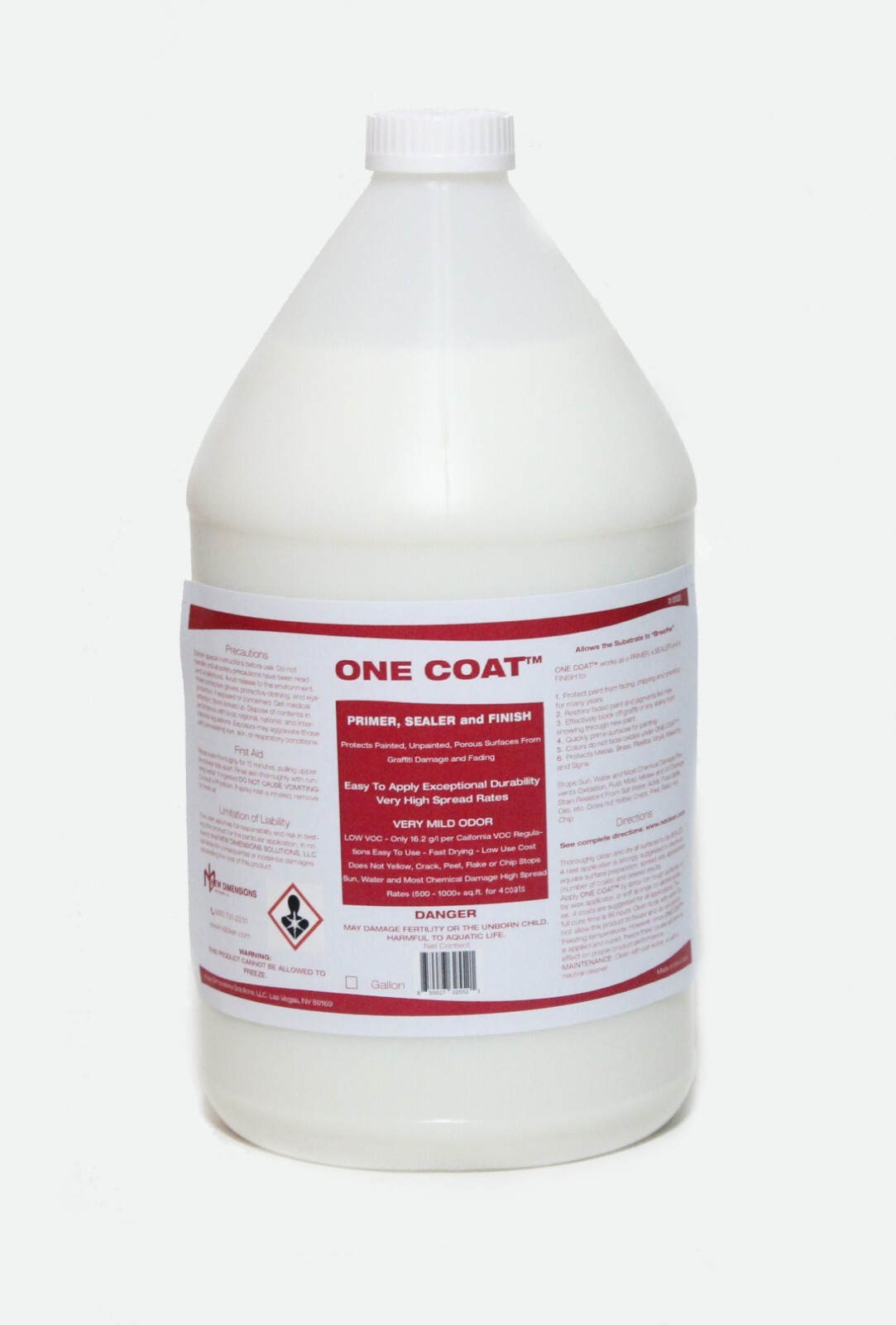 ONE COAT™ Water Based Primer/Sealer/Finish