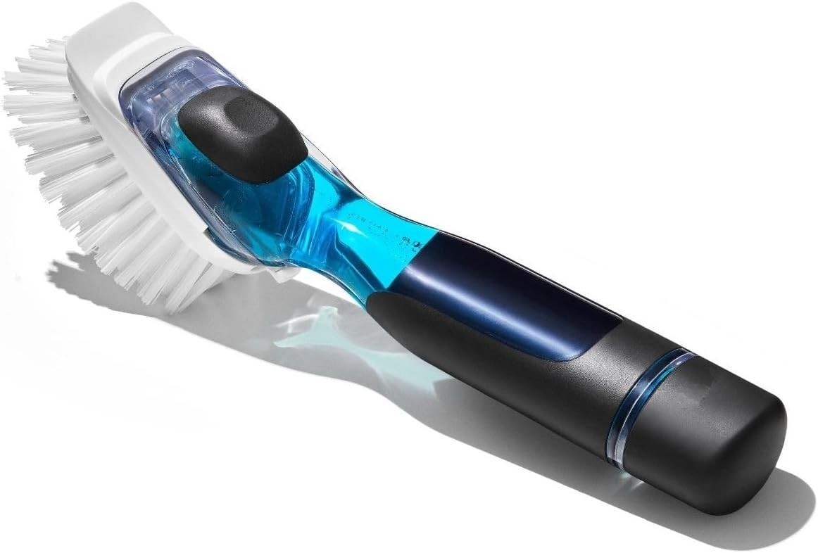 Cepillo Para Fregar Platos, Cepillo De Palma Con Mango Ergonómico Para Limpieza