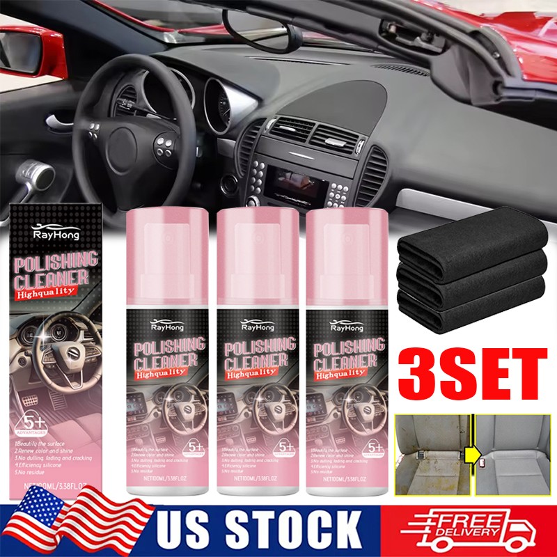 3X Polishing Cleaner Car Interior, Car Interior Detailer and Cleaner 100ml 2026