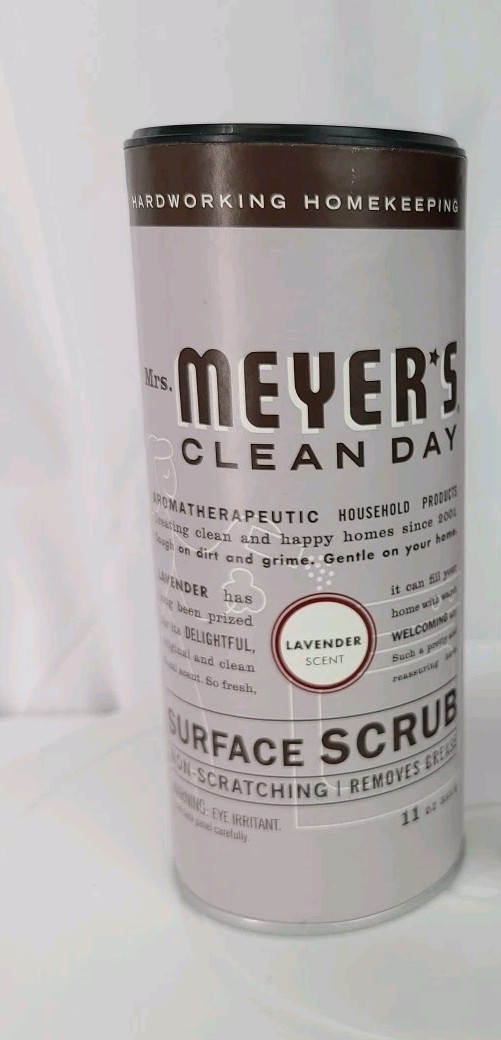 Mrs. Meyer’s Surface Scrub, Lavender, 11oz – Non Scratching | Removes Grease