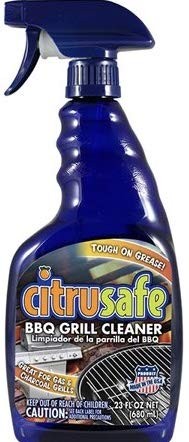 Citrusafe BBQ Grill Grate Cleaner, 23 FL OZ 23 Ounce (Pack of 1), Clear