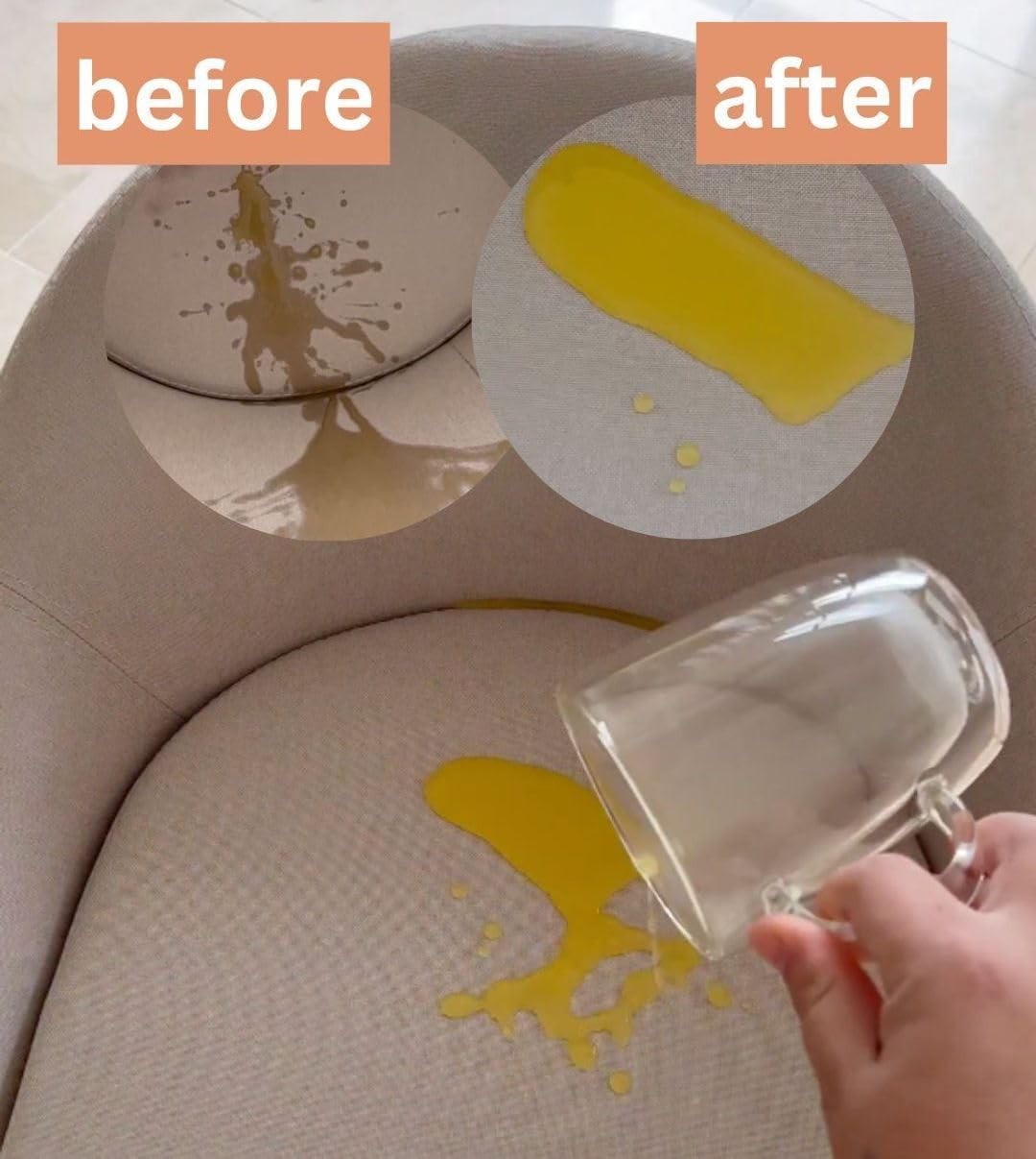 Fabric Protector and Stain Resistant Spray – Upholstery Fabric Spray for Stai…