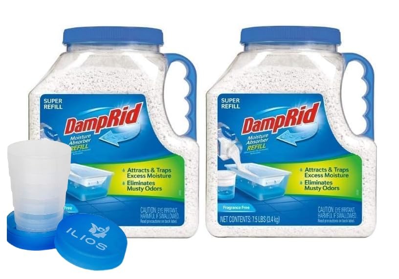DampRid 2 Pack 7.5lb Fragrance Free Moisture Absorber