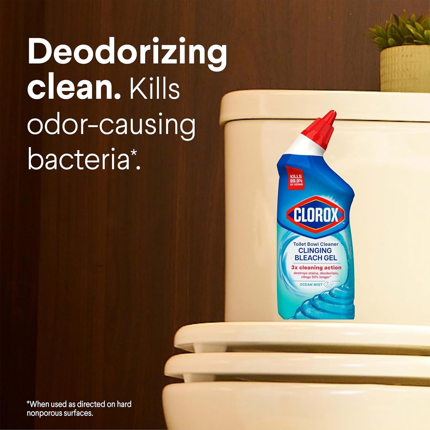 Clorox Toilet Bowl Cleaner Clinging Bleach Gel pack of 2