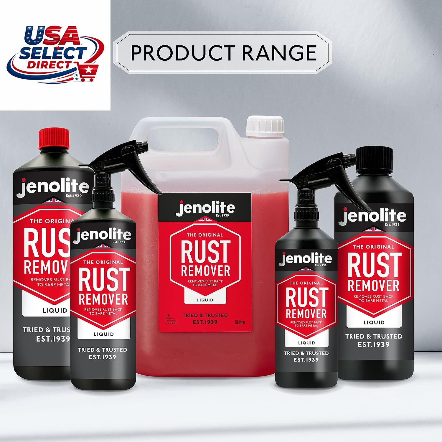Fast Acting Rust Remover for Metal – 1 Liter Industrial Strength