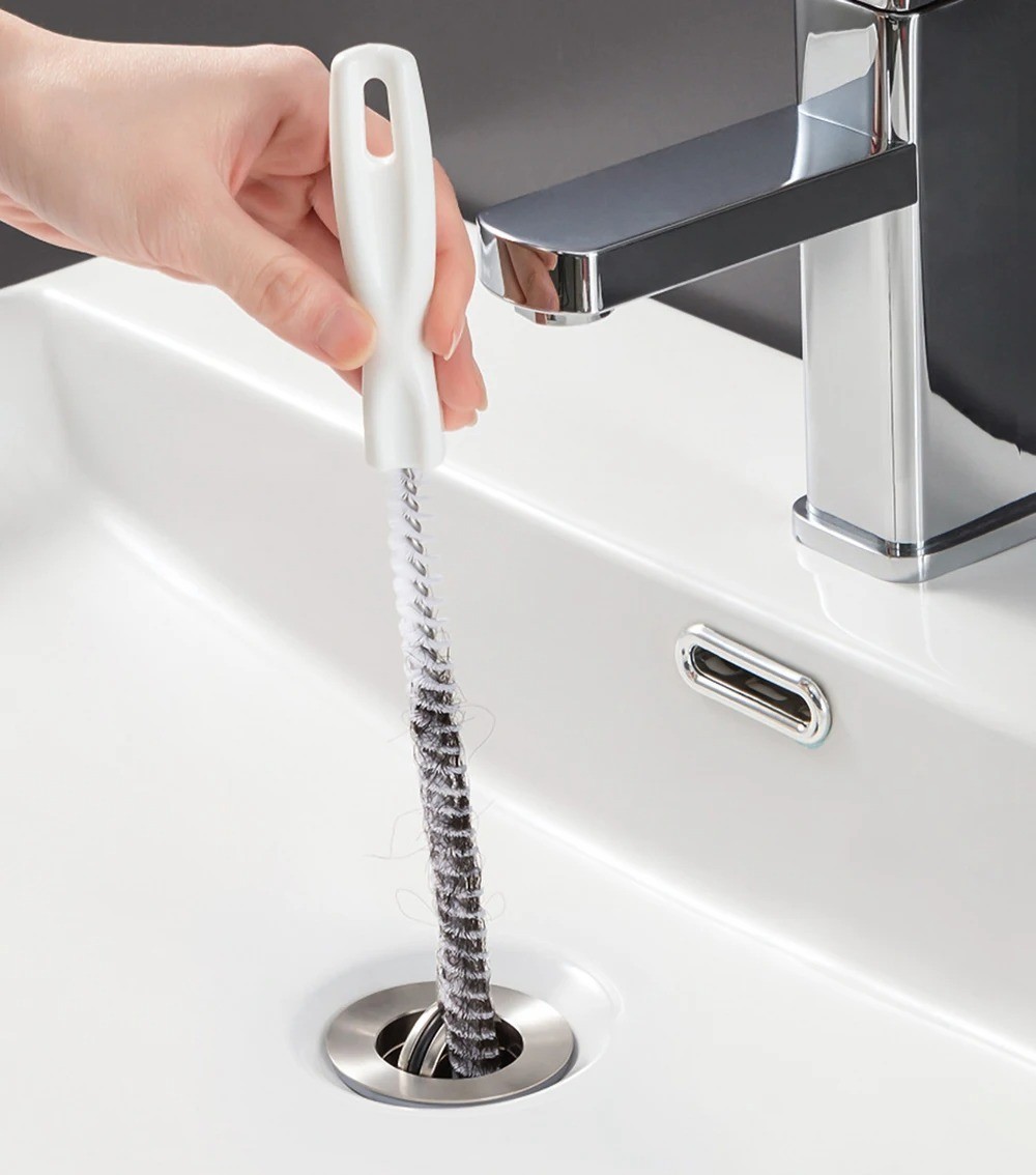 Flexible Drain Cleaner Brush Sink Sewer Hair Clog Remover Bathroom Tool