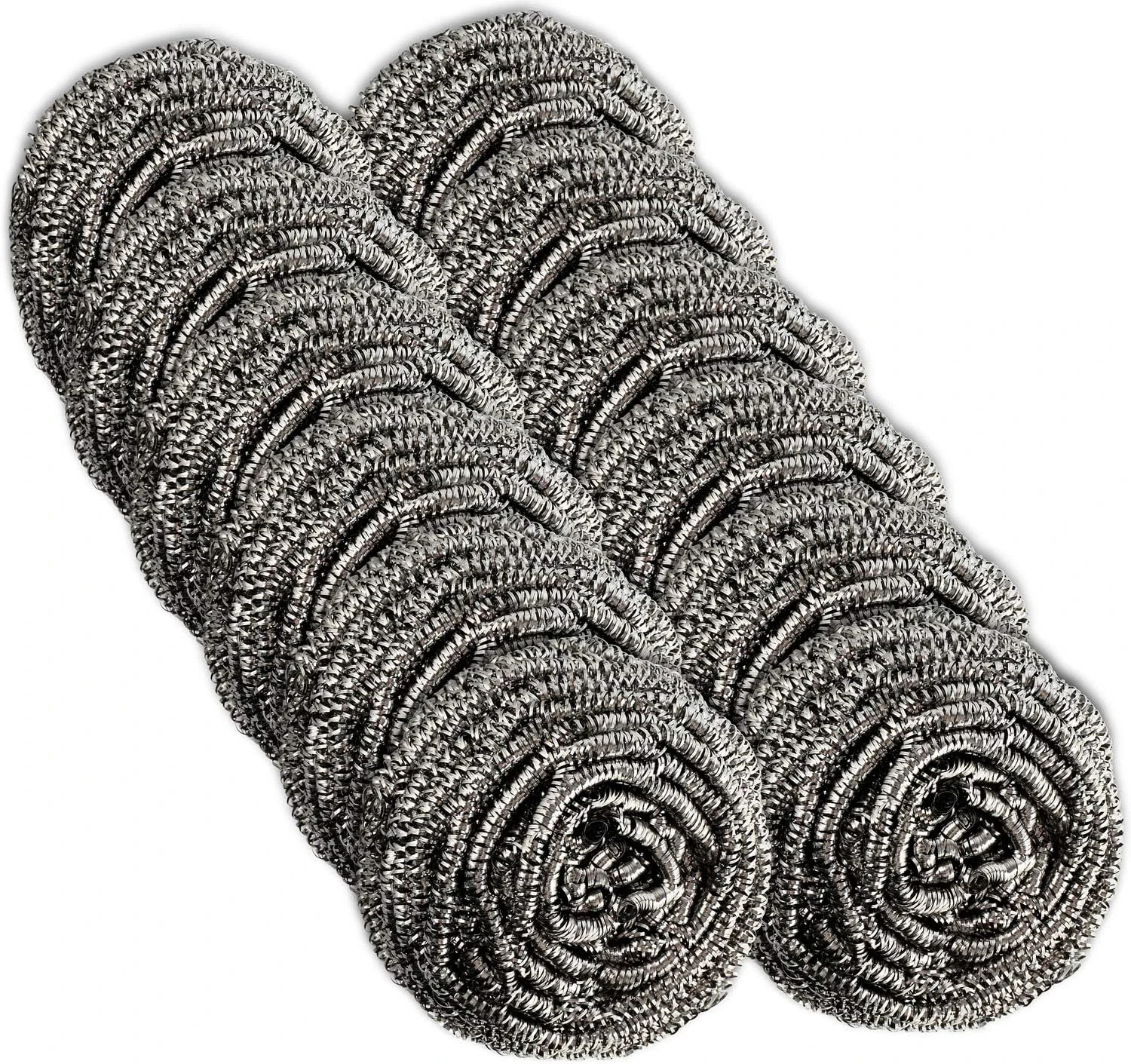 12 PCS Estropajo De Acero Inoxidable Estropajos Para Platos Ollas Sartenes
