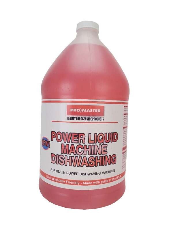 Promaster 1 Gal Pail Power Liquid Soap Machine Dishwashing Detergent, 4/CS
