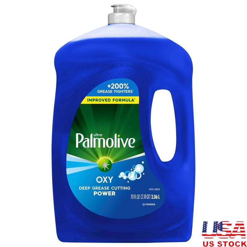 Ultra Liquid Dish Soap Oxy Power Degreaser 70 Fluid Ounce Bottle New