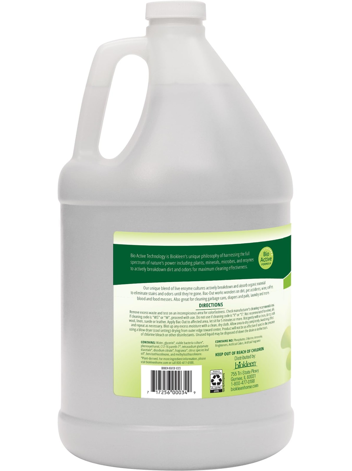 Biokleen Bac-Out Enzyme Stain & Odor Remover, 128 Ounces