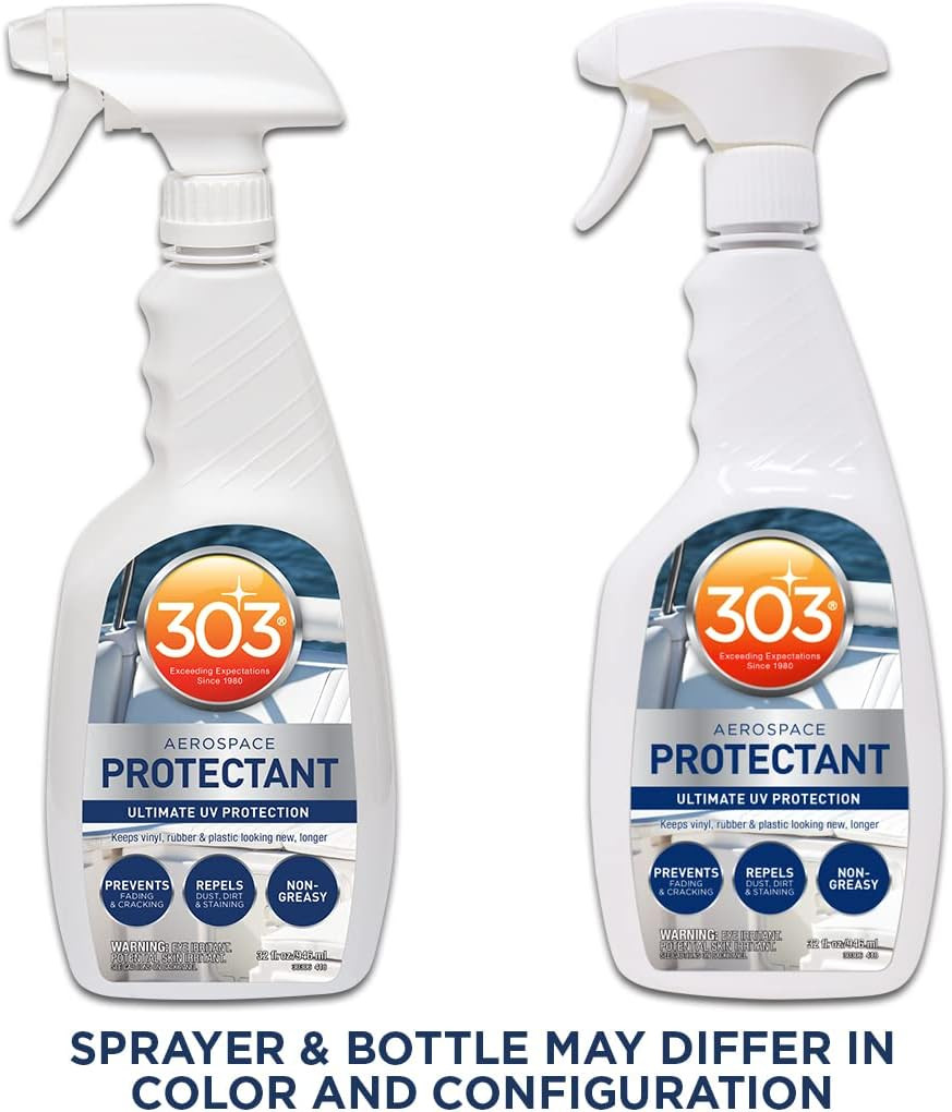 Marine Aerospace Protectant Spray, UV Protection for Boat Vinyl & Surfaces – Rep