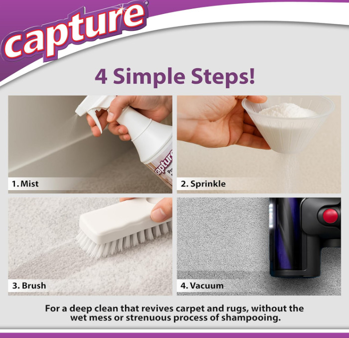 Capture Pre-Mist Soil Release for Carpet Dry Cleaner (24 oz. / 2 Pack)
