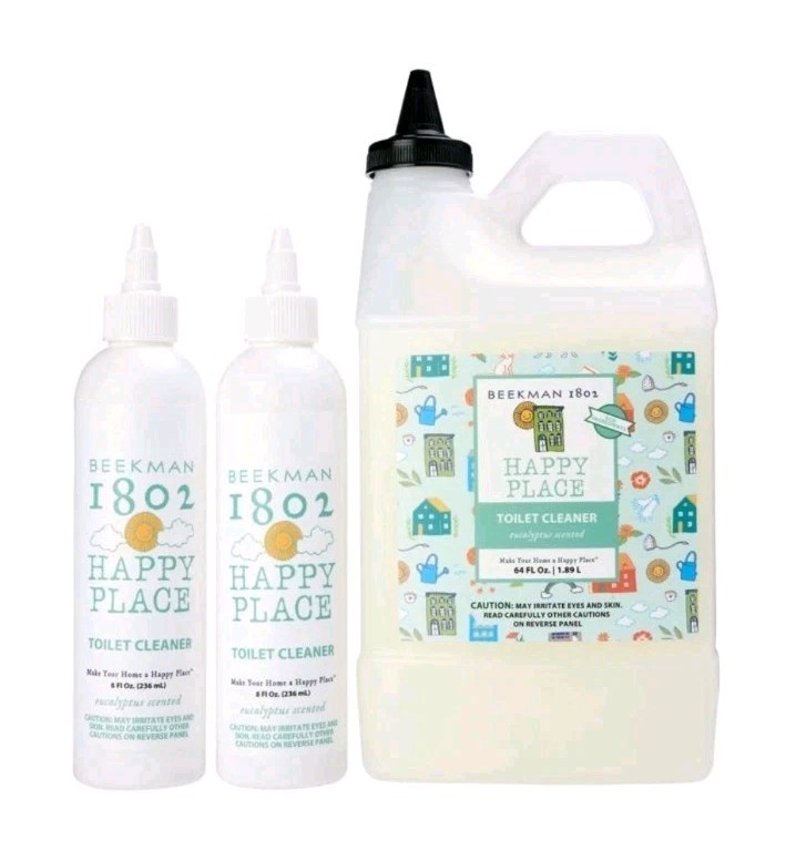 *Beekman 1802 Happy Place 64 fl. oz. Toilet Cleaner Set – Eucalyptus Scented