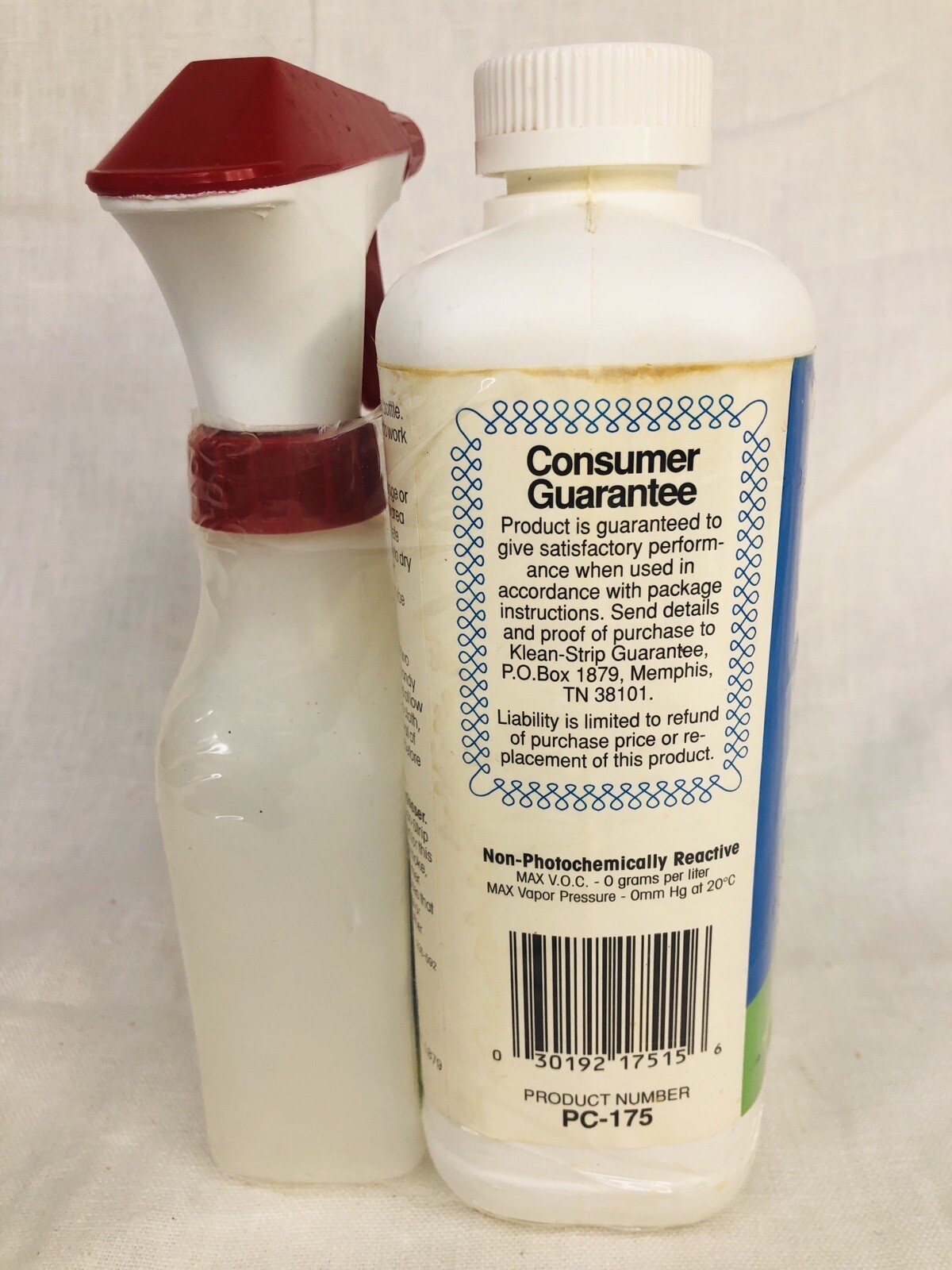 Klean Strip Pre Paint Cleaner Concentrated 32oz Removes Dirt And Grease