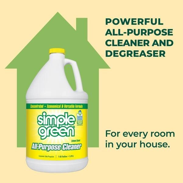 Simple Green Lemon Scent All-Purpose Cleaner 1 Gal. Liquid Free Shipping