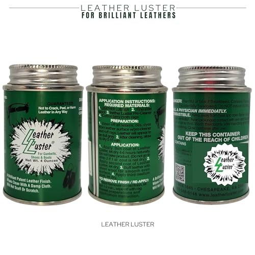 Leather Polish & Conditioner – Patent Leather Cleaner, Made in USA, 4oz