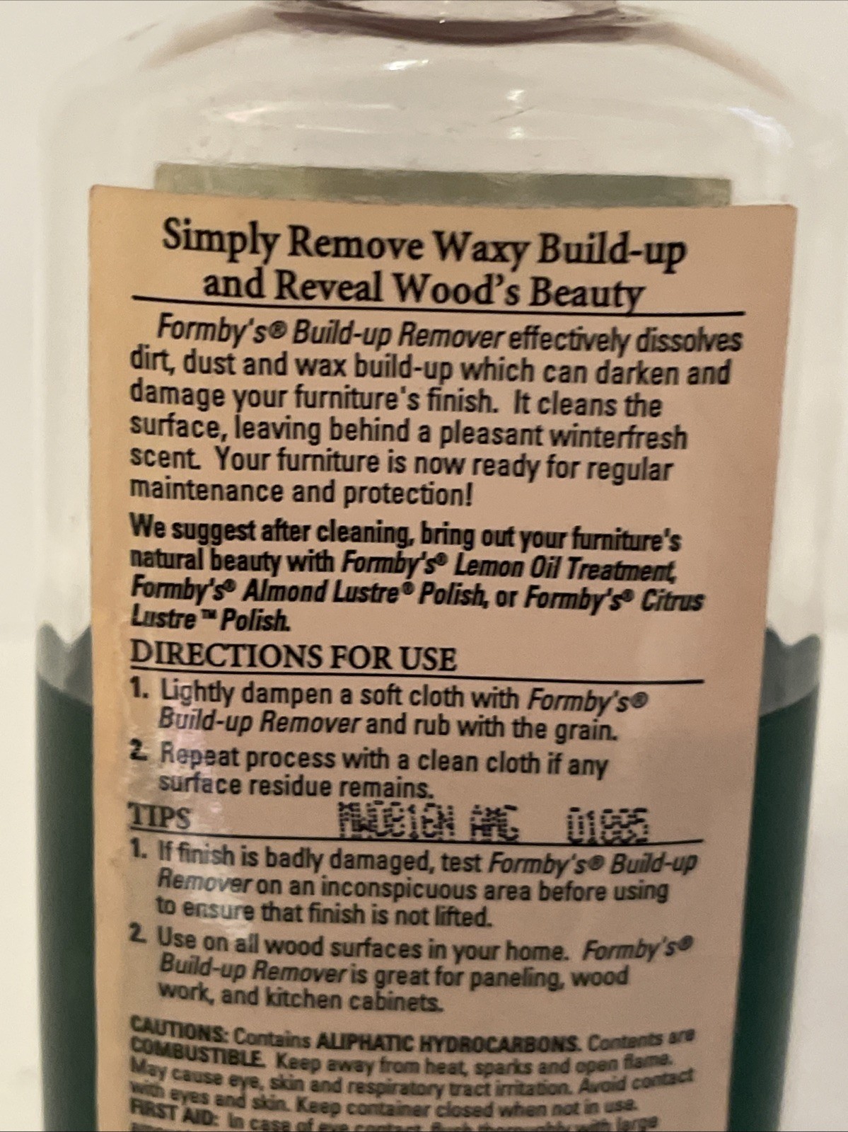 Deep Cleansing Build Up Remover Dissolves Wax 8 oz ~60% Full 8 fl oz