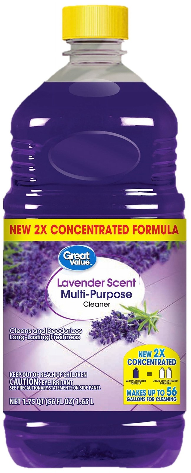 (3 pack) Concentrated Multi Purpose Cleaner, Lavender Scent, 56 fl oz