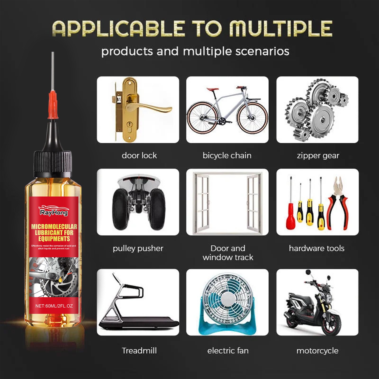 Car Lubricant Multi-Purpose Oil Spray Anti-Rust Penetrating Machine Oil
