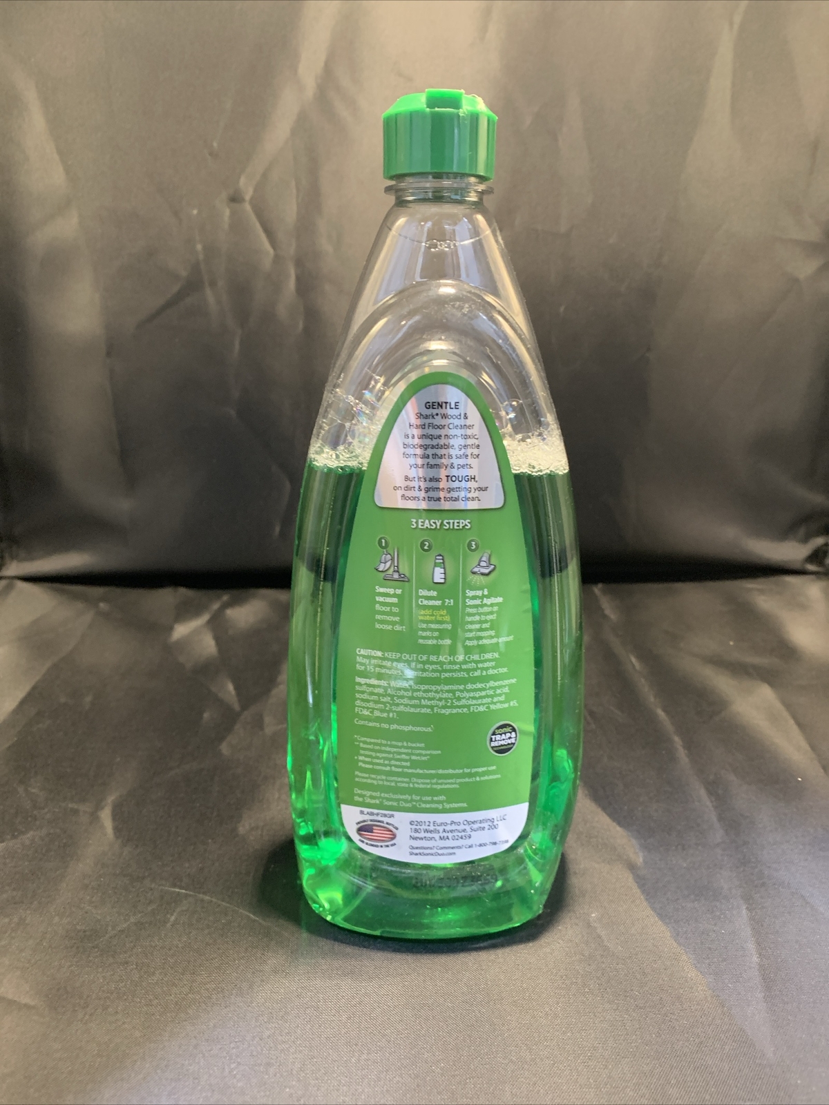 Shark Wood & Hard Floor Cleaner Italian Citrus Concentrate 28 oz Sonic 80% Full