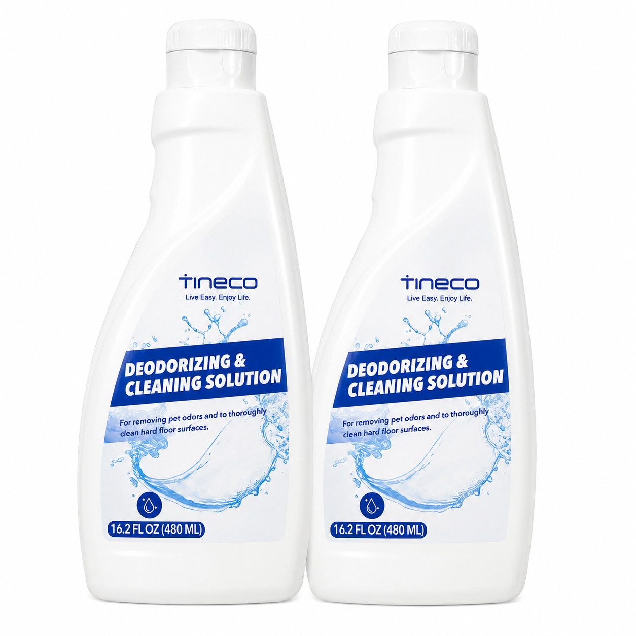 TINECO DEODORIZING & CLEANING SOLUTION REFILLS LOT OF 2, 16.2 fl oz EACH New