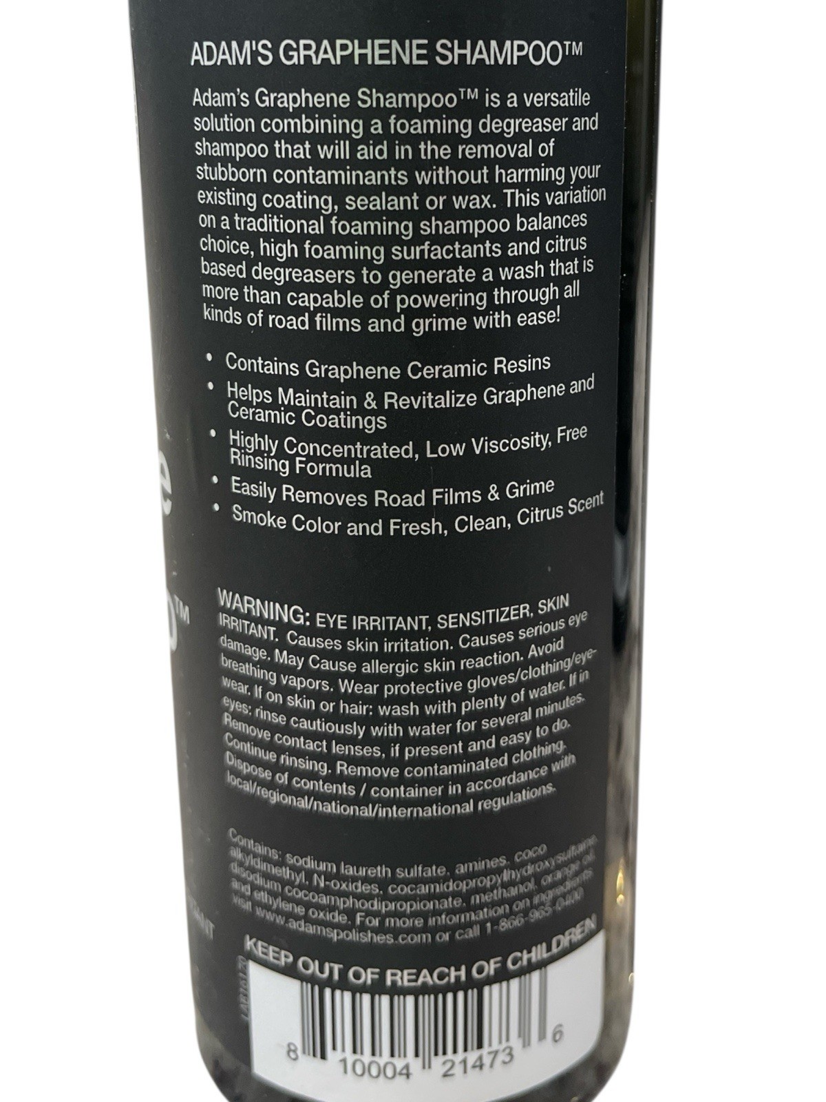 Adam’s Polishes Graphene Ceramic Shampoo (2 Pack) CC