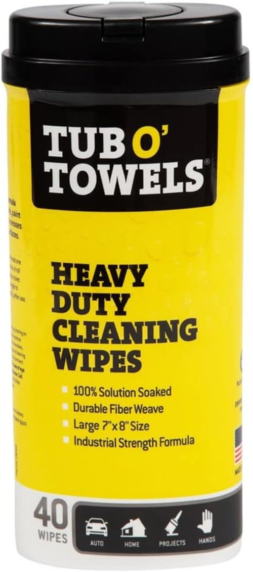 Heavy-Duty Multi-Surface Cleaning Wipes, 40 Count – Effortless Stain Removal