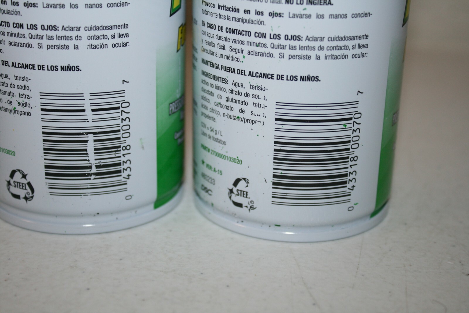 Lot of 2 Simple Green 20 oz. Multi-Purpose Foaming Cleaner