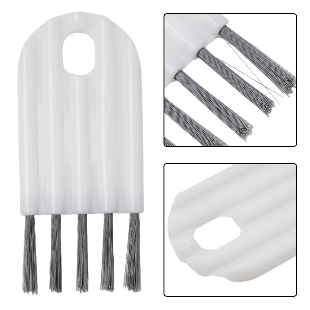 Cleaner Detail Brush White 10cm/4in 1x Polypropylene Plastic Brand New