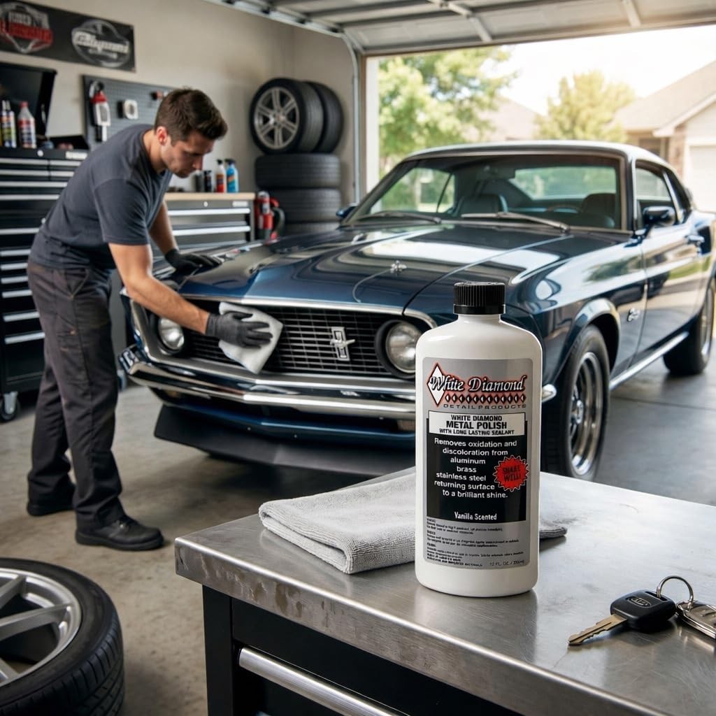 Metal Polish & Sealant 12oz – Cleaner, Polisher & Protectant for Aluminum, Brass