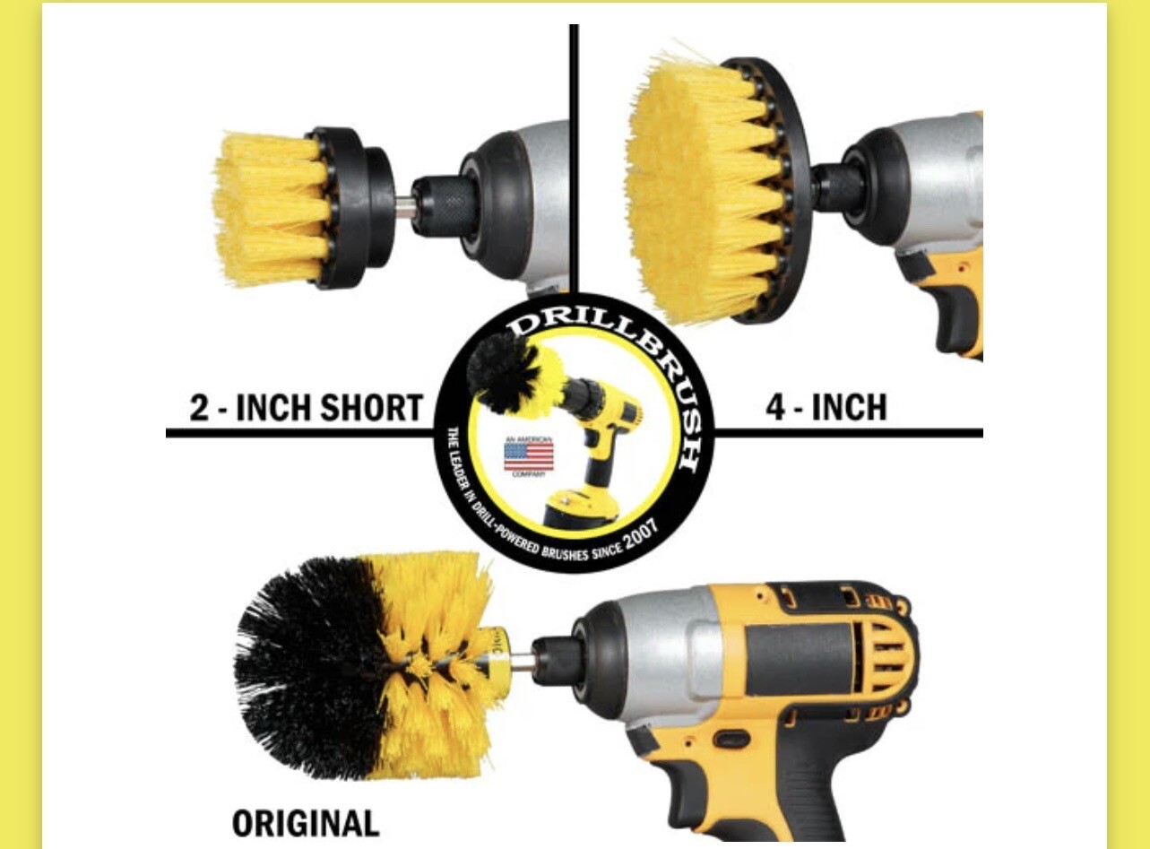 DR BRUSH Authorizated By HOLIKME All Purpose Power Scrubber Cleaning Kit 25pcs