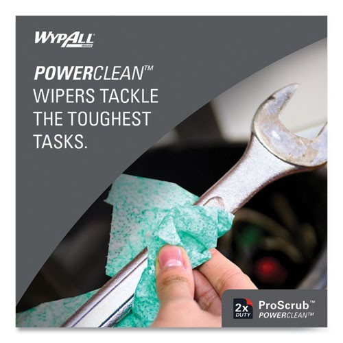 WypAll Clean ProScrub Wipes, Cloth, 9.5×12, Citrus, 75/Bucket, 6 Buckets/Carton