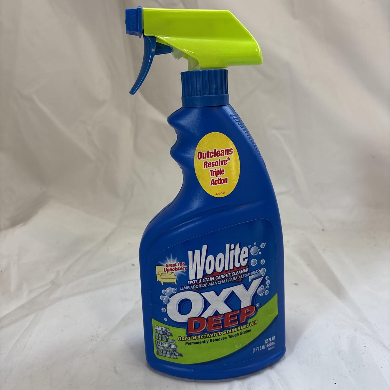 Woolite Oxy Deep Spot & Stain Carpet & Upholstery Cleaner 22 Oz Discontinued New