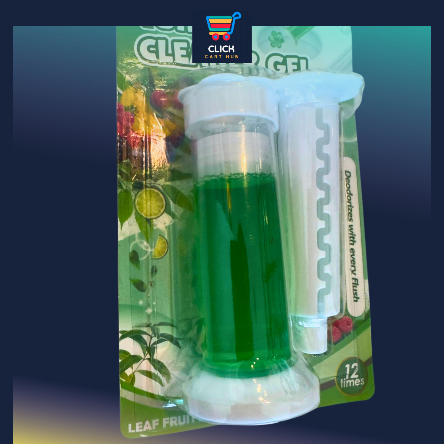 1PCS GEL Fragrance Green toilet bowl cleaner, refreshing last for 1 week