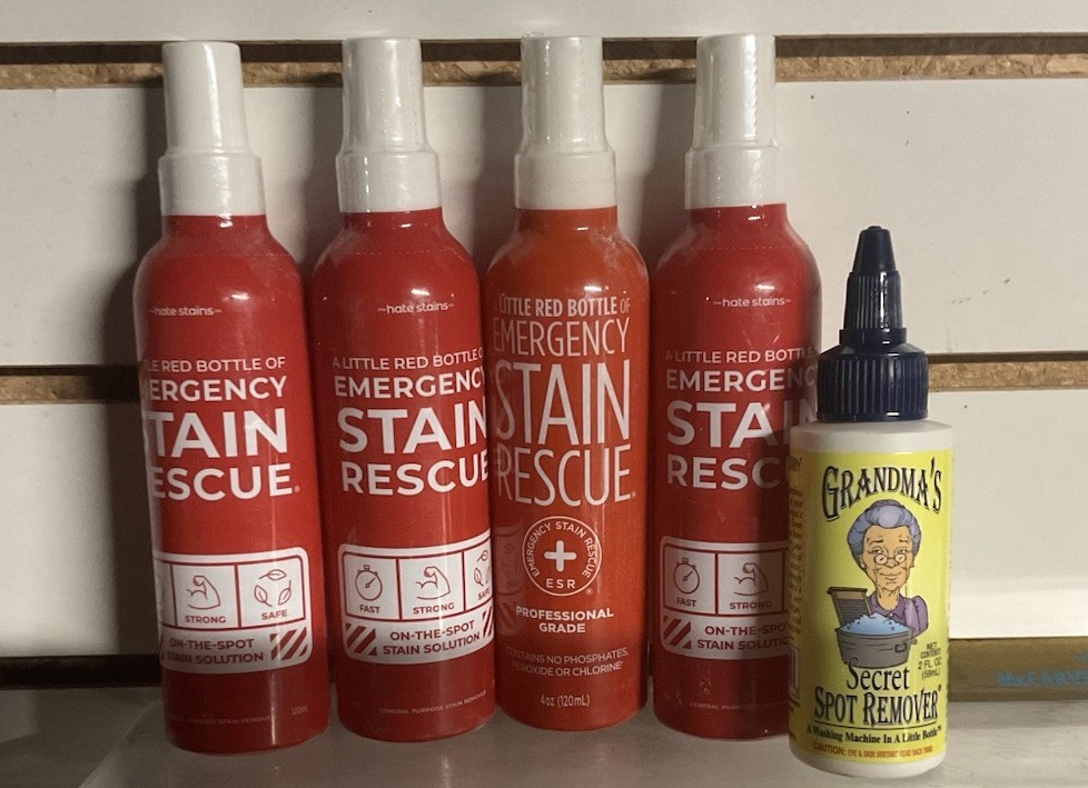 Emergency Stain Rescue & Grandmas Secret Spot Remover Spray 4 Oz Lot Of 5 New