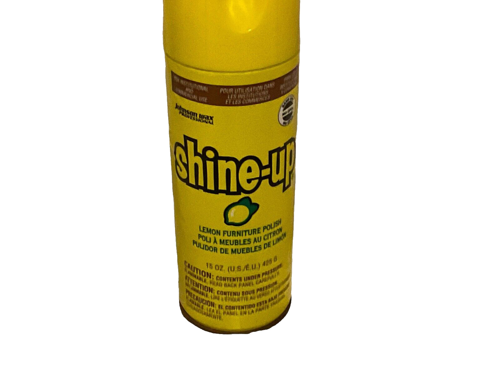 Johnson Wax Professional Shine up Lemon Furniture Polish- 2 Cans