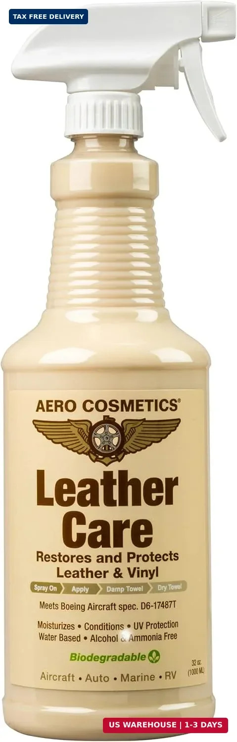 Leather Care Conditioner, UV Protectant, Aircraft Grade Leather Care, better tha
