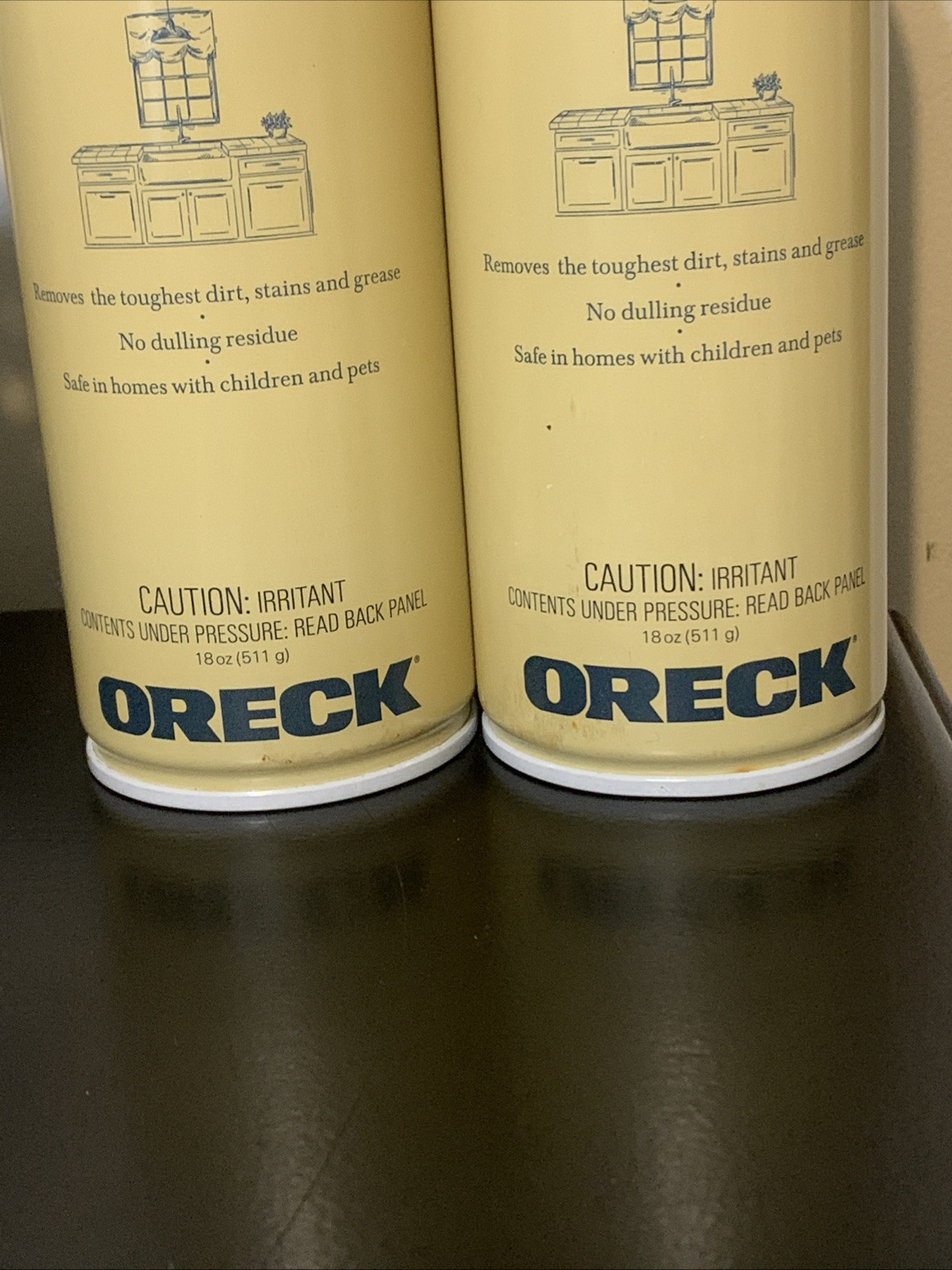 Lot 2 Oreck Ceramic & Stone Countertop Cleaner 18oz Each