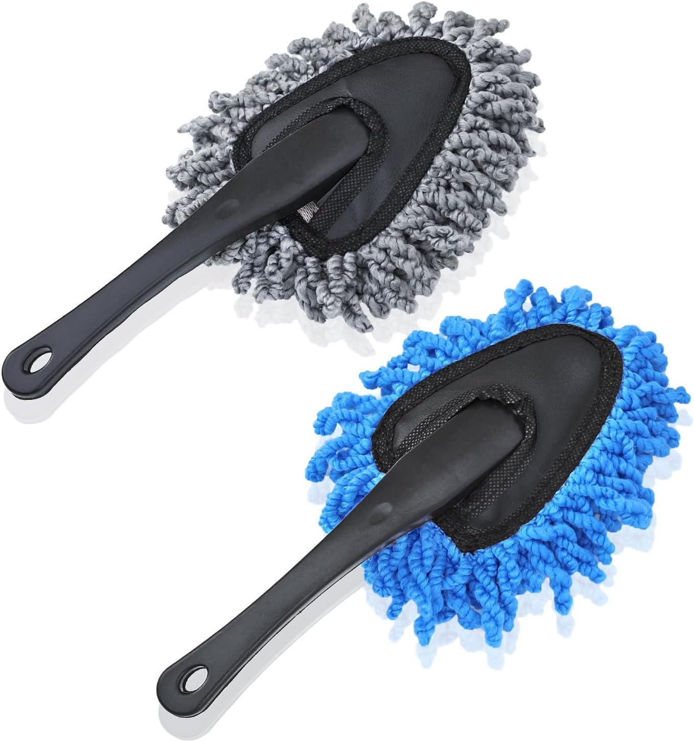 2 Plumeros Microfibra Suave Limpiador Tablero Coche Cocina Casa Computadora