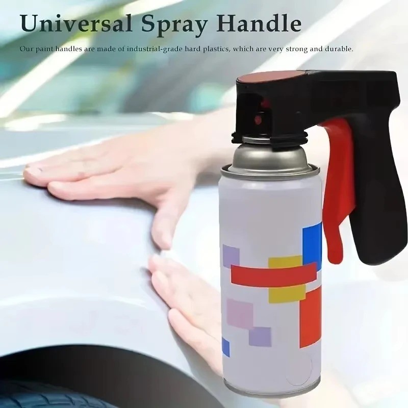 1Pc Portable Plastic Spray Paint Handle Universal Reusable Spray Gun Grip Tool