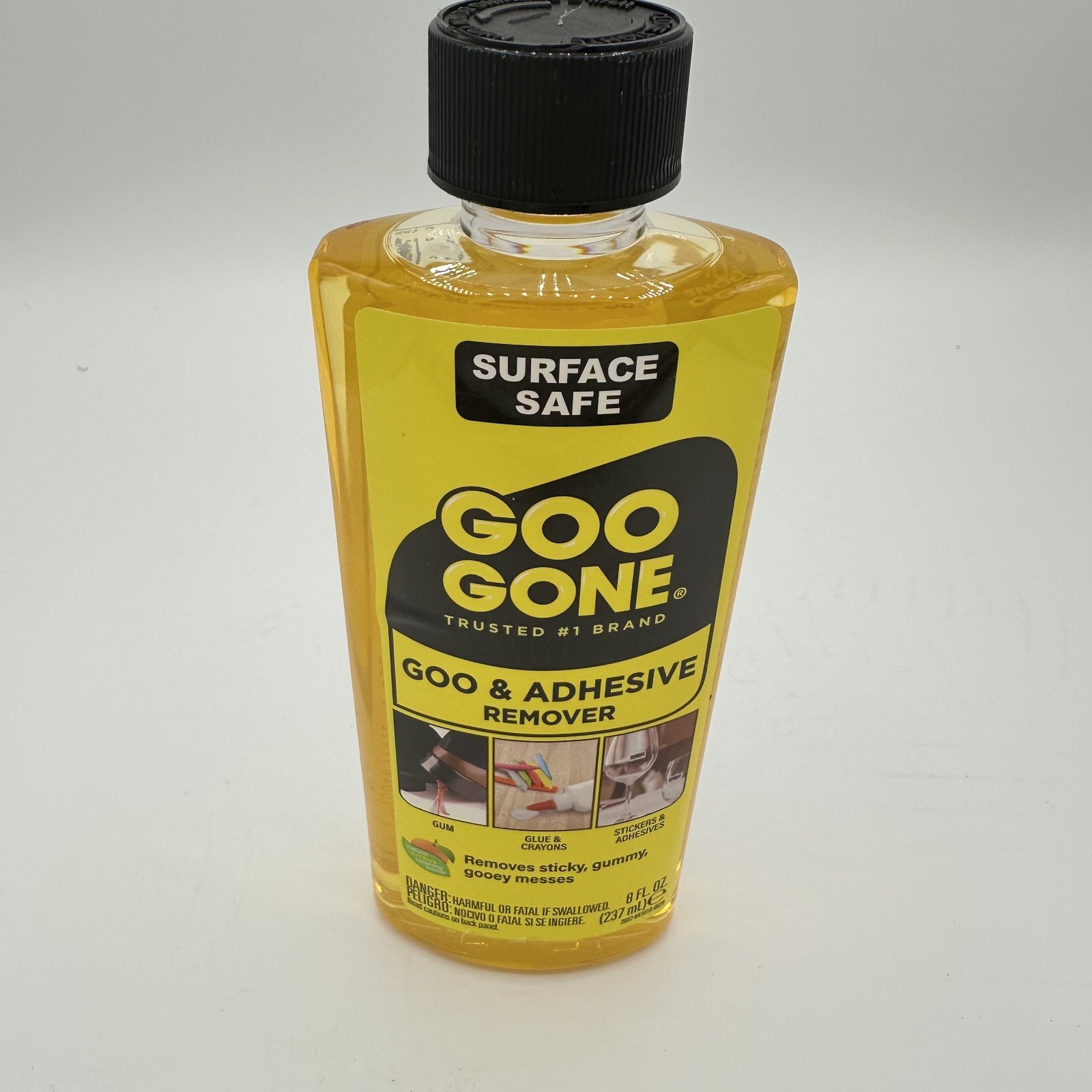 Goo Gone Adhesive Remover 8oz Surface Safe Label Sticker Glue Cleaner