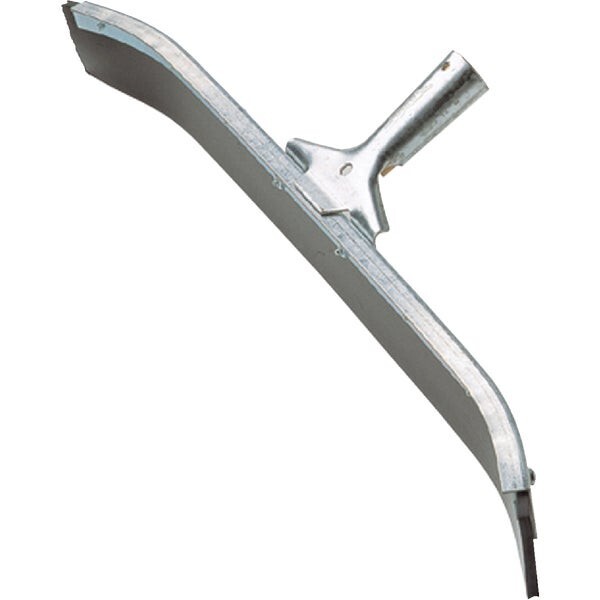 (1)- Ettore 24 In. Galvanized Steel Curved Neoprene Floor Squeegee 54524