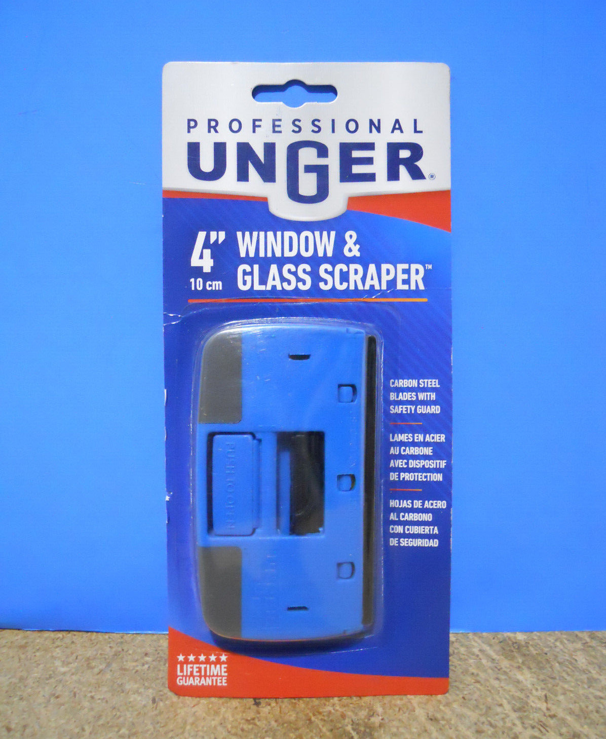 Unger Professional 4″ Window & Glass Cleaning Scraper 970260 New Sealed!