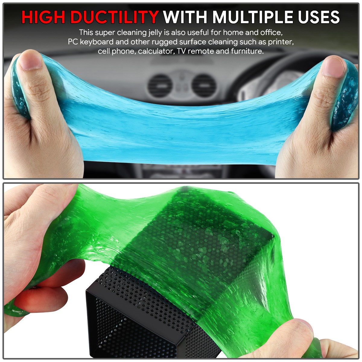 4 x Multi Purpose Car Keyboard Laptop Home Dust Remove Sticky Cleaning Gel Jelly