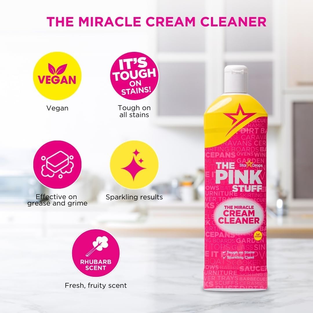 500ml Miracle Cleaner for Stainless Steel & Hard Surfaces – Lemon Fresh