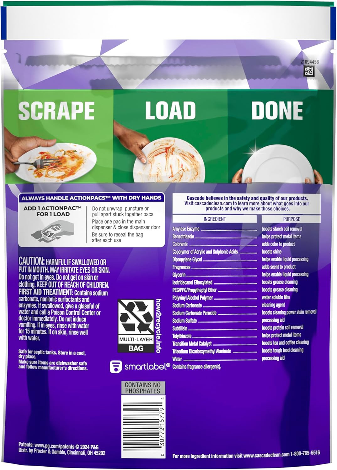 Platinum plus Dishwasher Pods, Dishwasher Detergent, Dish Detergent Soap, Fresh,