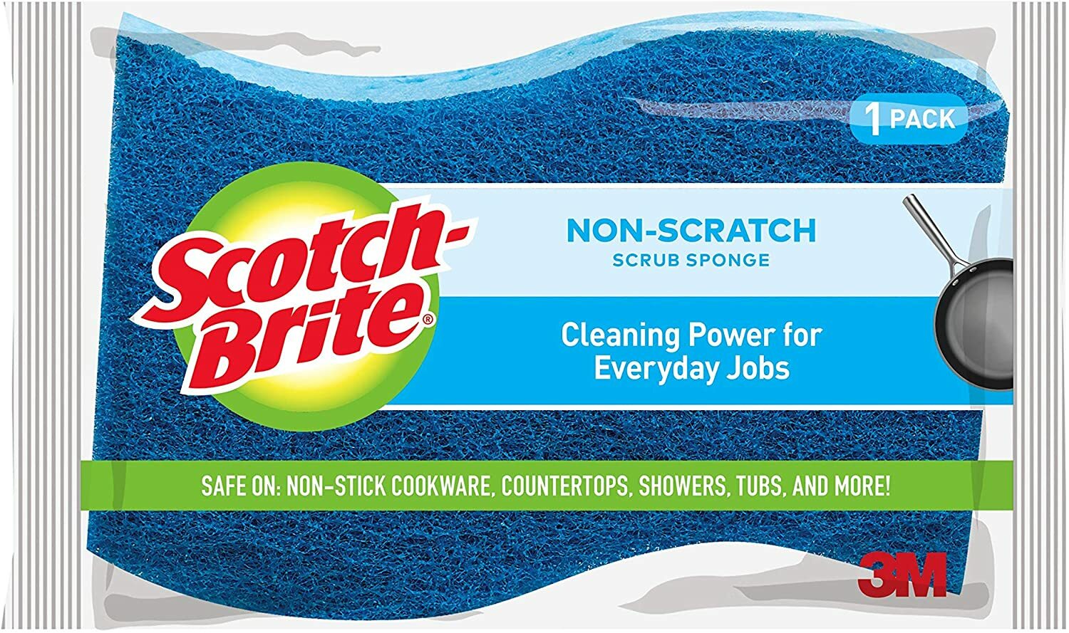 3M Scotch Brite Non-Scratch Scrub Sponge S-Shaped Grip Save 40% on quantity