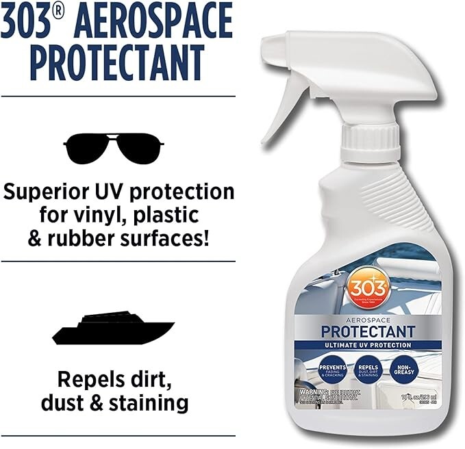 303 Aerospace Protectant 10 OZ Spray VINYL RUBBER PLASTIC LEATHER BOAT 30305
